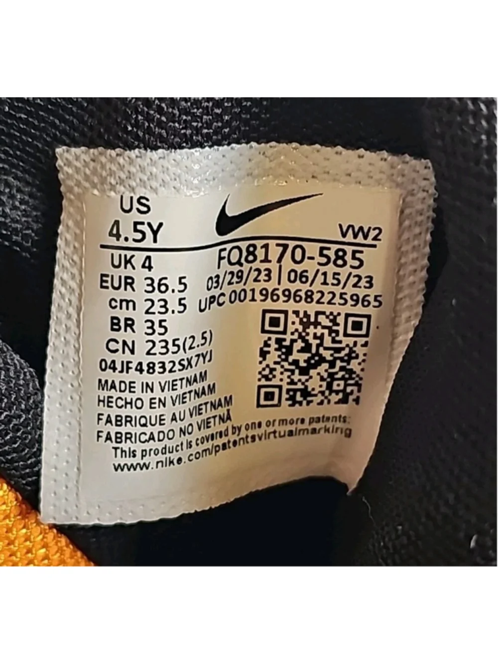 Nike LeBron Witness 7 Athletic Basketball Shoes Sneakers Youth Sz 4.5 FQ8170-585 - Picture 10 of 13